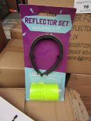 Box of 24x 4piece cycle reflector sets, new