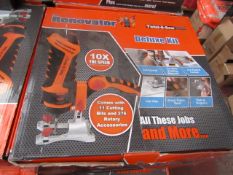 | 1X | RENOVATOR TWIST A SAW WITH ACCESSORY KIT | TESTED AND WORKING BUT WE HAVEN'T CHECKED IF ALL