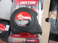 Dekton 7.5Mtr Tape measure, new