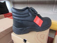 Centek Black Steel Toe Cap Boot size 8 new & boxed