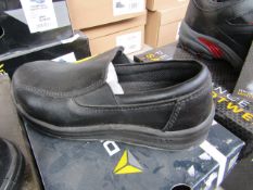 Delta Plus Steel toe cap slip on shoes, new size 3