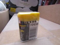 A Tic Tac Box of 10 Kango T20 torq driver bits, new