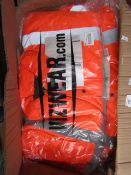 Viz Wear Orange Hi Viz jacket, new 4XL