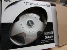 Set of 4 Auto Care 13" wheel trims, new and boxed