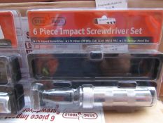 Stag 6 piece impact screwdriver set, new