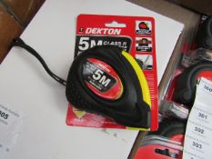 Dekton 5Mtr Tape measure, new