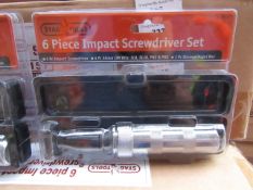 Stag 6 piece impact screwdriver set, new