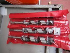 5 Piece Wood Drill bit set, new