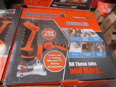 | 1X | RENOVATOR TWIST A SAW WITH ACCESSORY KIT | TESTED AND WORKING BUT WE HAVEN'T CHECKED IF ALL