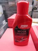 Box of 6x 500ml Top Drive Red car Polish, new