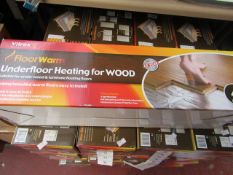 Vitrex Underfloor Heating for wood 4sq metres, new and boxed.