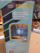 12x The Bulb Box Light New and Boxed