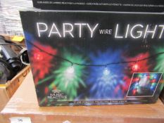 Party string lights , new and boxed.