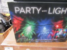 Party string lights , new and boxed.