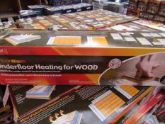 10x Vitrex Floor Warm 2m2 underfloor heating for wood, new and boxed.