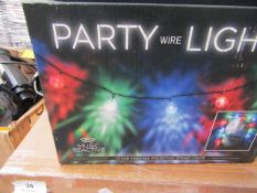 Party string lights , new and boxed.