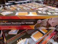 Vitrex Floor Warm 2m2 underfloor heating for wood, new and boxed.