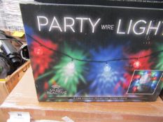 Party string lights , new and boxed.