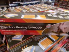 5x Vitrex Floor Warm 2m2 underfloor heating for wood, new and boxed.