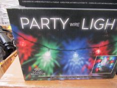 Party string lights , new and boxed.