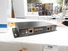 Cop Security 15-HS102TR-U 1 x 2 HDMI splitter / repeater, tested working and boxed.