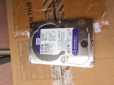 Western Digital 6TB hard drive, tested working.