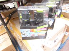 5x Xplore XPC-A112W Full HD 1080p WiFi all round action camera, includes 10x accessories and