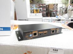 Cop Security 15-HS102TR-U 1 x 2 HDMI splitter / repeater, tested working and boxed.