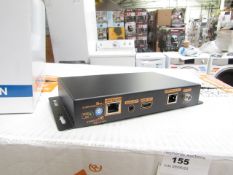 5x Cop Security 15-HS102TR-U 1 x 2 HDMI splitter / repeater, tested working and boxed.