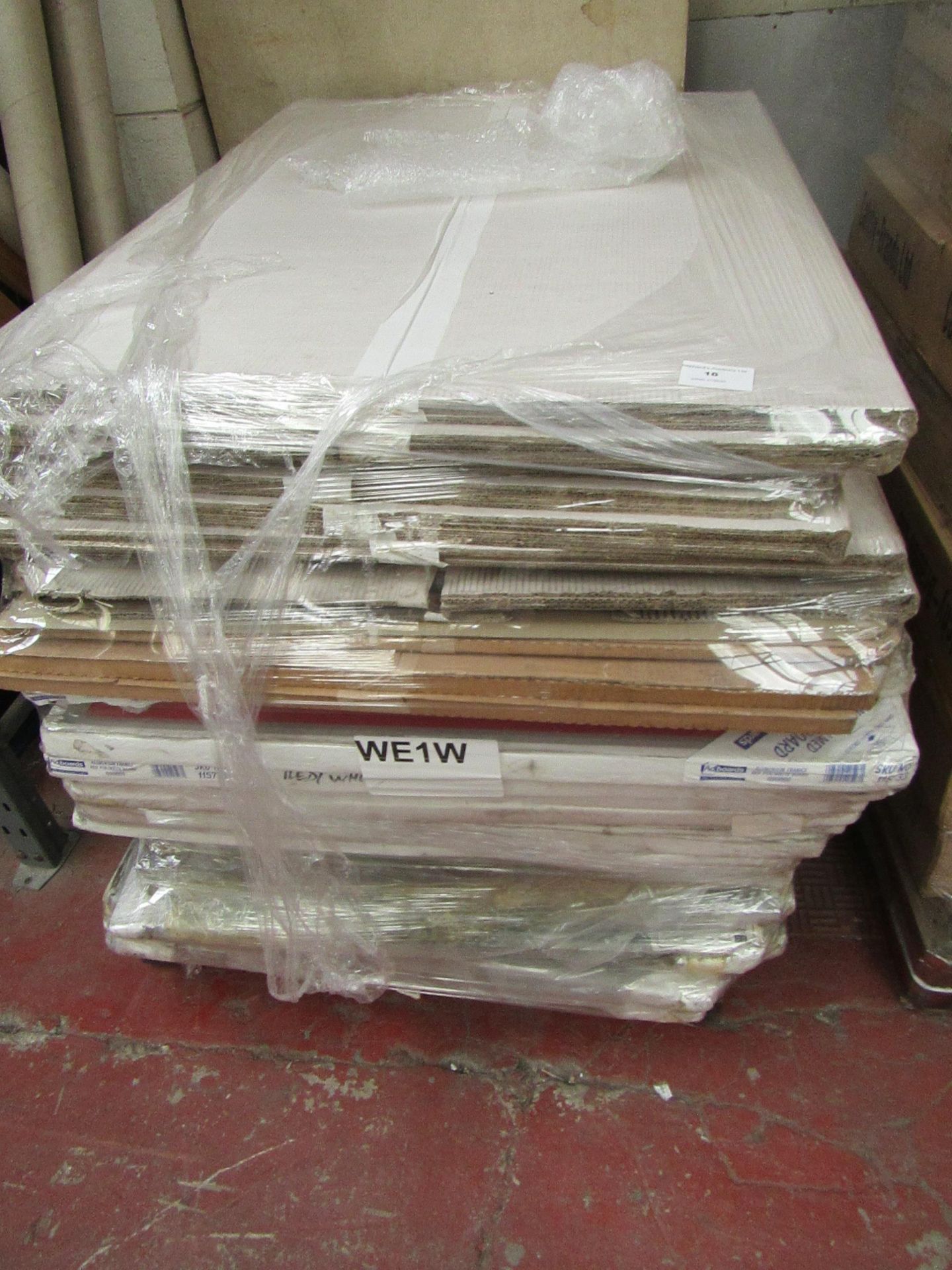 Pallet of approx 30 Felt Notice boards, please note that all card board and packaging must be