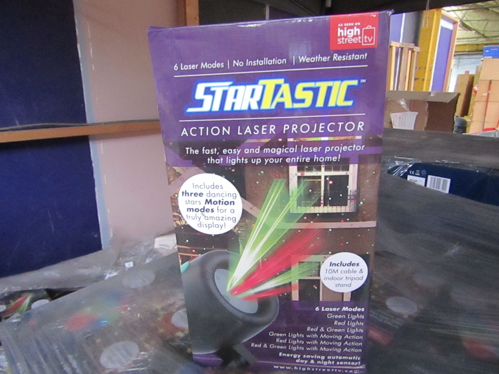 | 5X | STARTASTIC ACTION LASER PROJECTORS | UNCHECKED AND BOXED | NO ONLINE RE-SALE | SKU