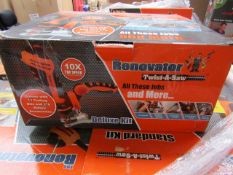 | 9X | RENOVATOR TWIST A SAW WITH ACCESSORY KIT | UNCHECKED AND BOXED | SKU C5060385829332 | NO