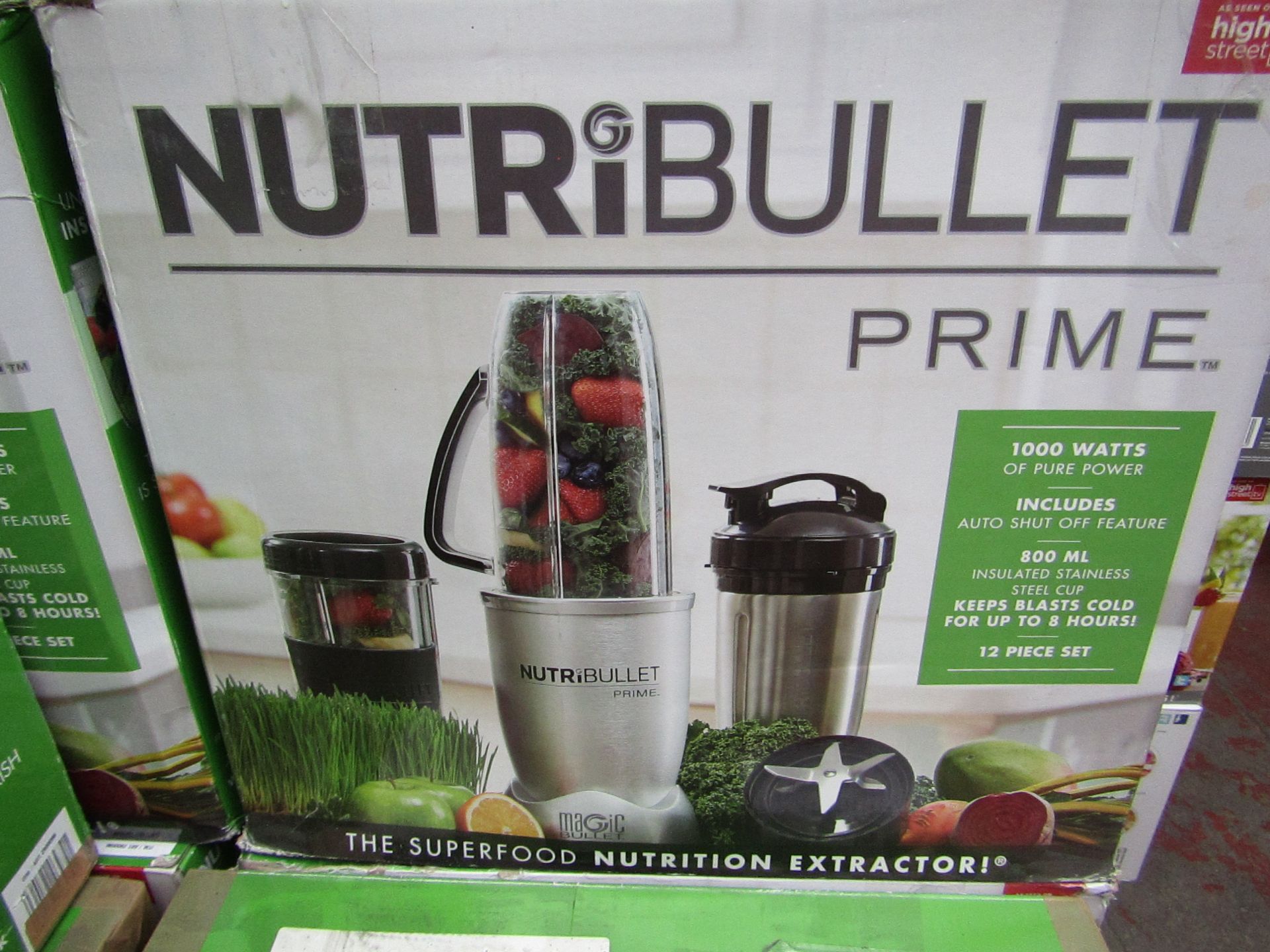 | 5x | NUTRI BULLET PRIME | UNCHECKED & BOXED | NO ONLINE RE-SALE | SKU C5060191464741 | RRP £399.95