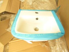 Roca Devine 400mm 1 tap hole basin, new#