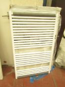 Tissino Hugo series 2 Chunky 1212x750mm White towel radiator, new and boxed.