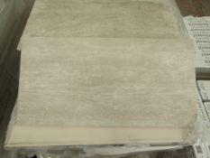 10x Packs of 5 Ashlar Taupe wall and floor tiles By Johnsons, New, the RRP per pack is £34.99 giving