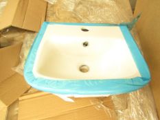 Roca Devine 400mm 1 tap hole basin, new#