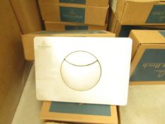 Villeroy and Boch flush plate, new and boxed.