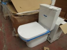 Roca Aire smart toilet pan with cistern and seat, new and boxed.