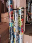 6x Rolls of 10.5m Doctor Who wallpaper, new and packaged.