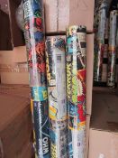 6x Rolls of 10.5m Doctor Who wallpaper, new and packaged.