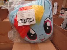 6x Little Pony party cushion, new and packaged.