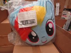 6x Little Pony party cushion, new and packaged.