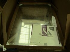 1 x Cooke and Lewis Dunnet mirror 60 x 45, new and boxed.