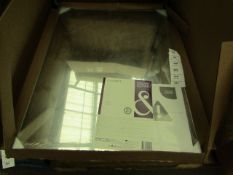 1x Cooke and Lewis Dunnet mirror 60 x 45, new and boxed.