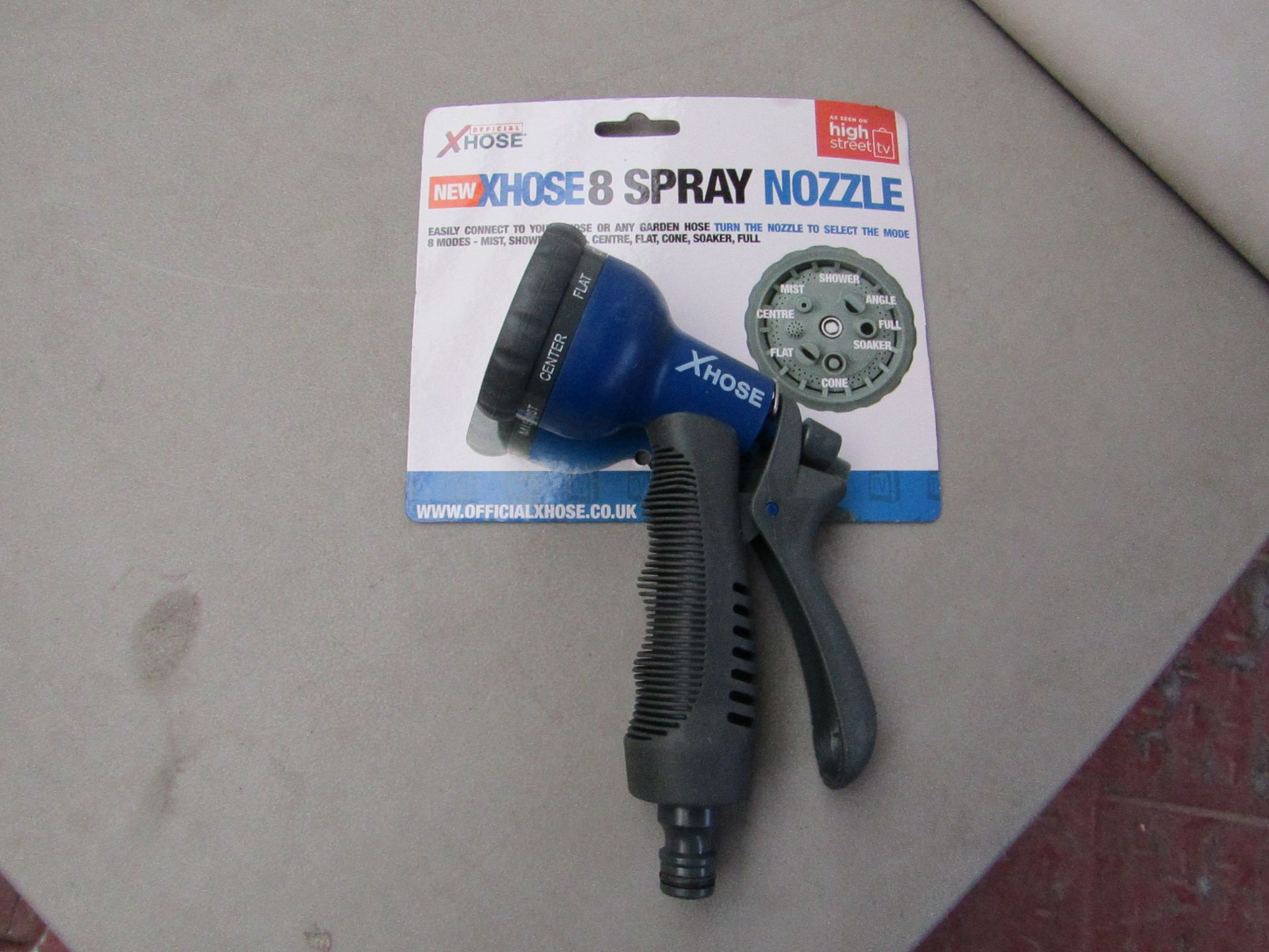 | 1x | XHOSE 8 FUNCTION SPRAY NOZZLE | NEW | NO ONLINE RESALE |