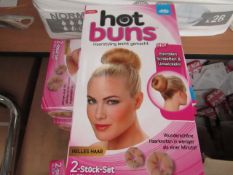 4 x JML Hot Buns For Blonde Hair. New & Boxed