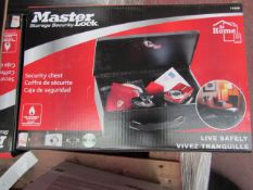 Master Lock Security chest, new and boxed, RRP £22