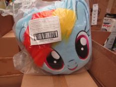 6x Little Pony party cushion, new and packaged.