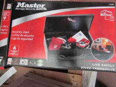 Master Lock Security chest, new and boxed, RRP £22